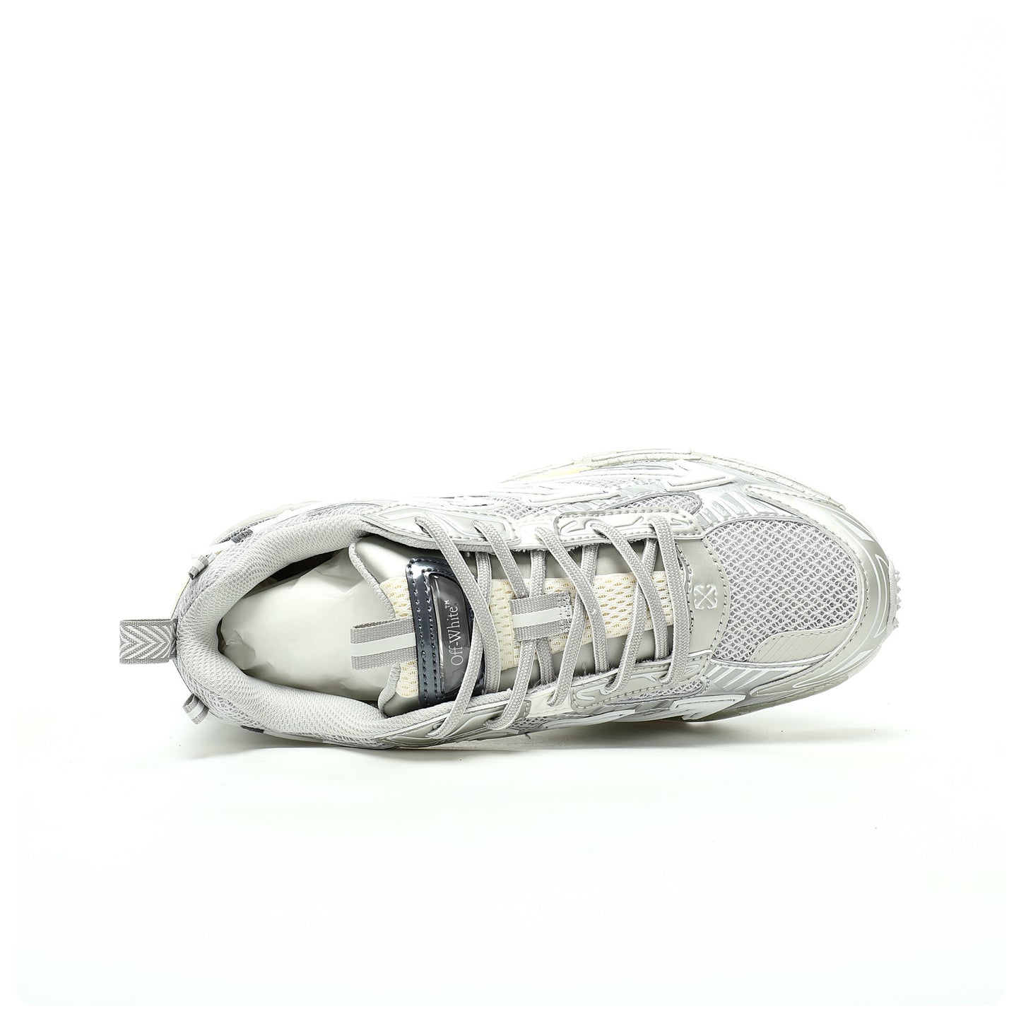 Off-White™ "Be Right Back" Sneaker — BRB   Grey/Silver