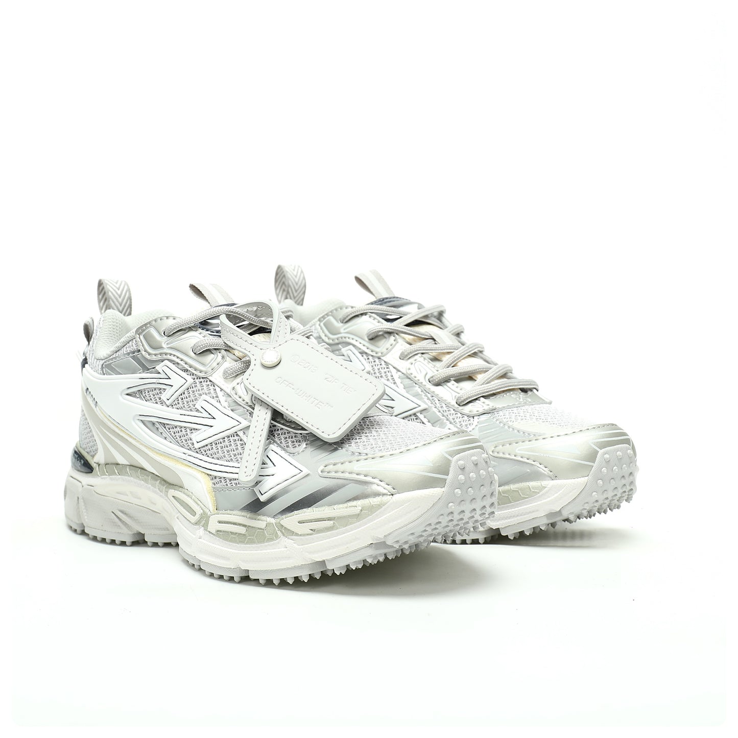 Off-White™ "Be Right Back" Sneaker — BRB   Grey/Silver