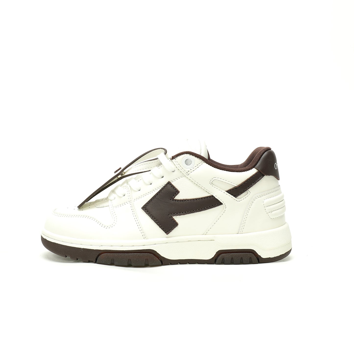 Off-White™ "Out Of Office" OOO Sneaker   White/Brown