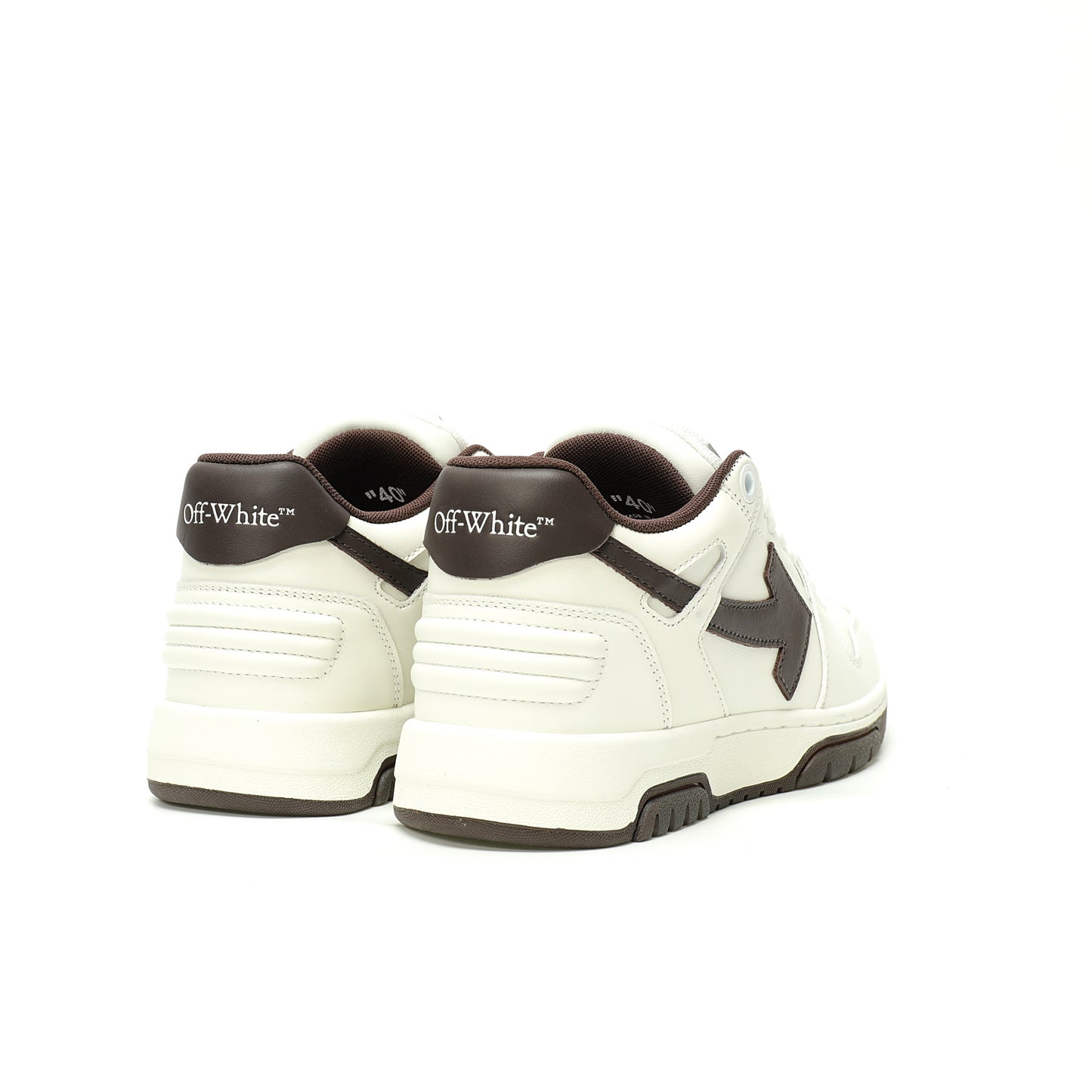 Off-White™ "Out Of Office" OOO Sneaker   White/Brown