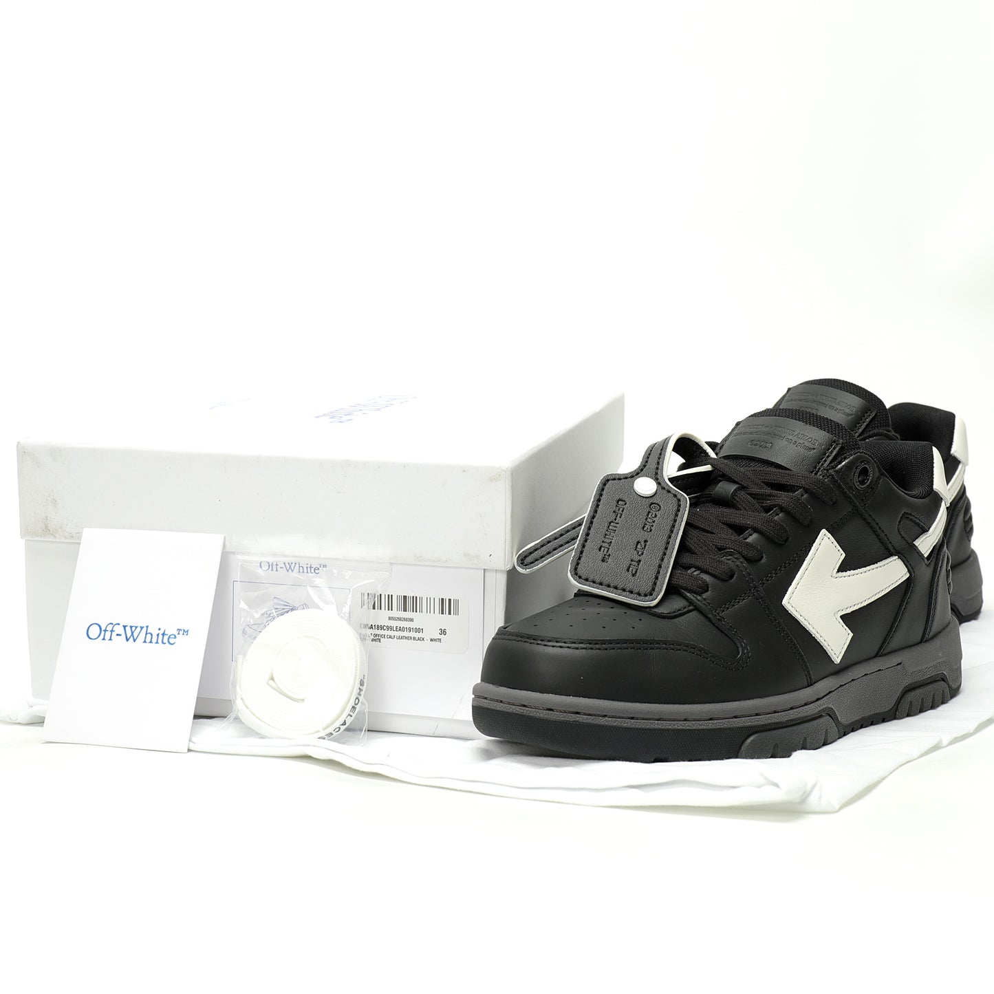 Off-White™ "Out Of Office" OOO Sneaker   Black/White