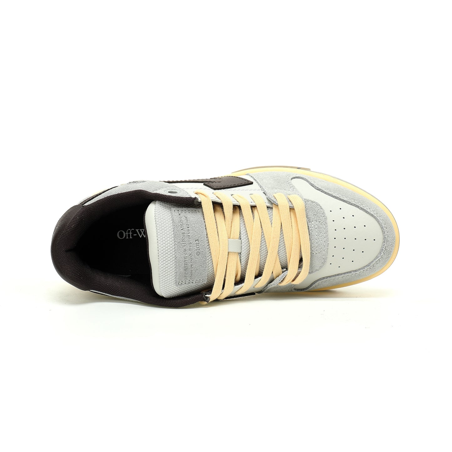 Off-White™ "Out Of Office" OOO Sneaker   Grey/White/Black
