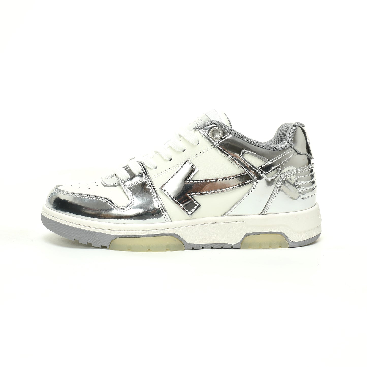 Off-White™ "Out Of Office" OOO Sneaker  White/Silver