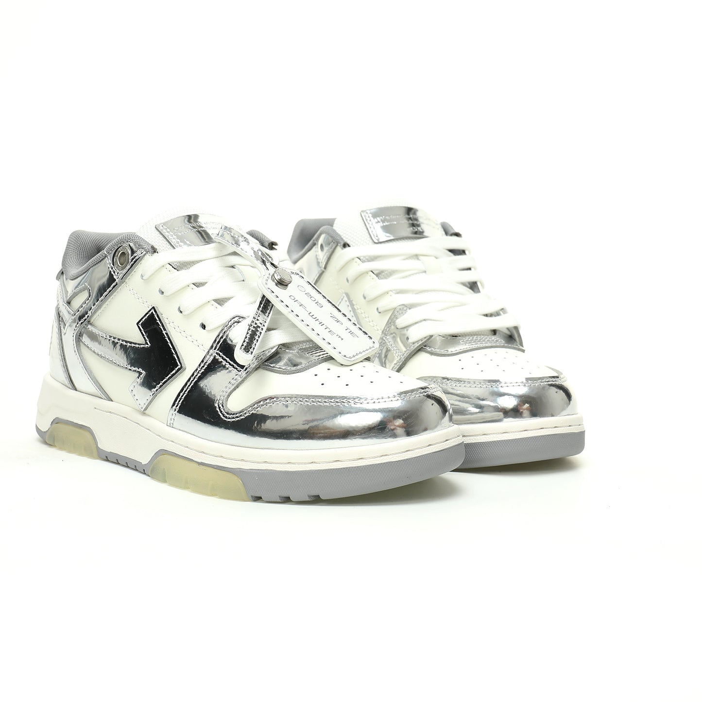 Off-White™ "Out Of Office" OOO Sneaker  White/Silver