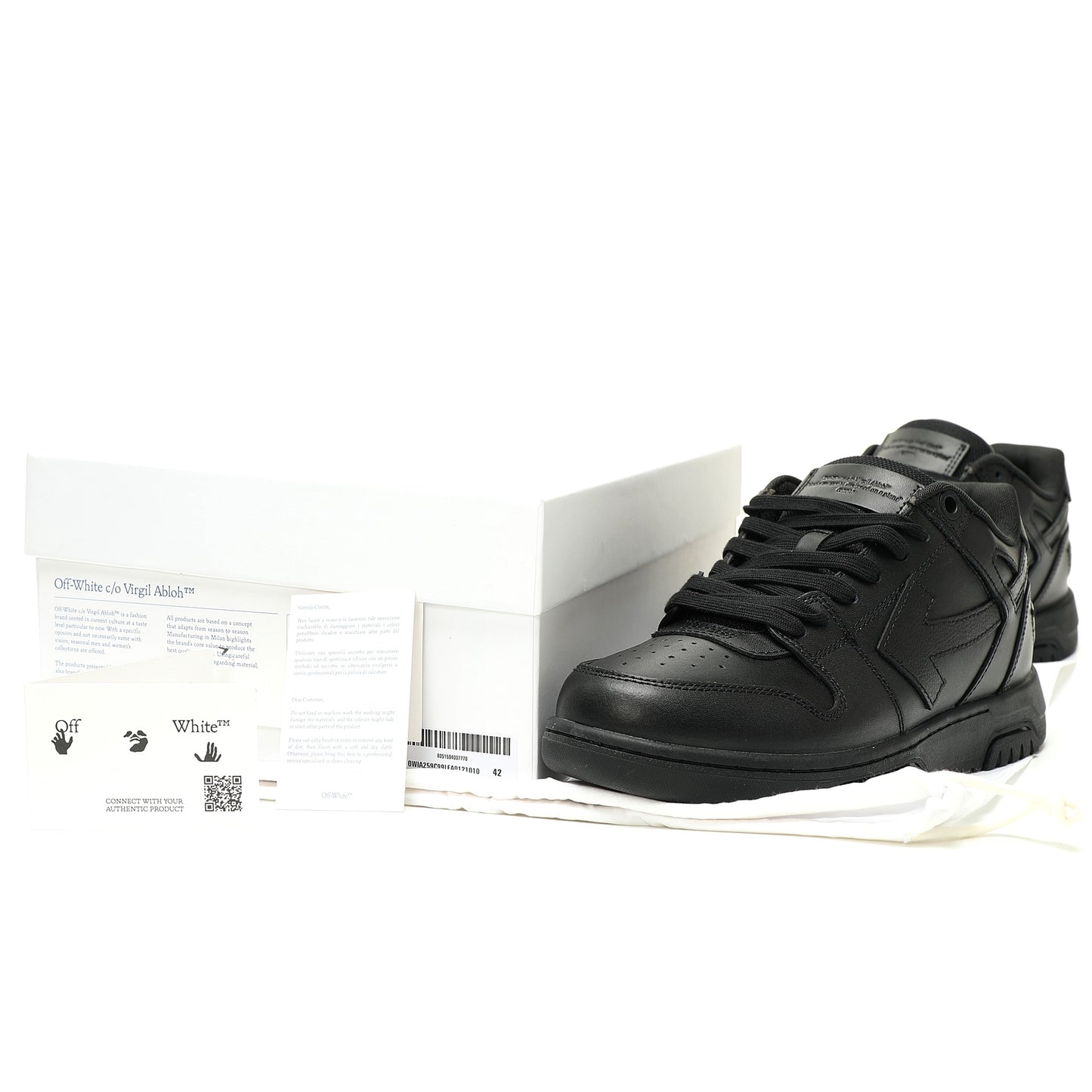 Off-White™ "Out Of Office" OOO Sneaker   Black
