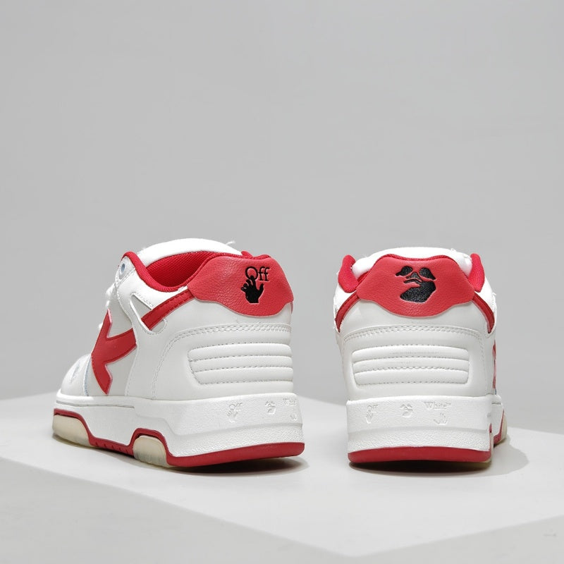Off-White™ "Out Of Office" OOO Sneaker  White / Red
