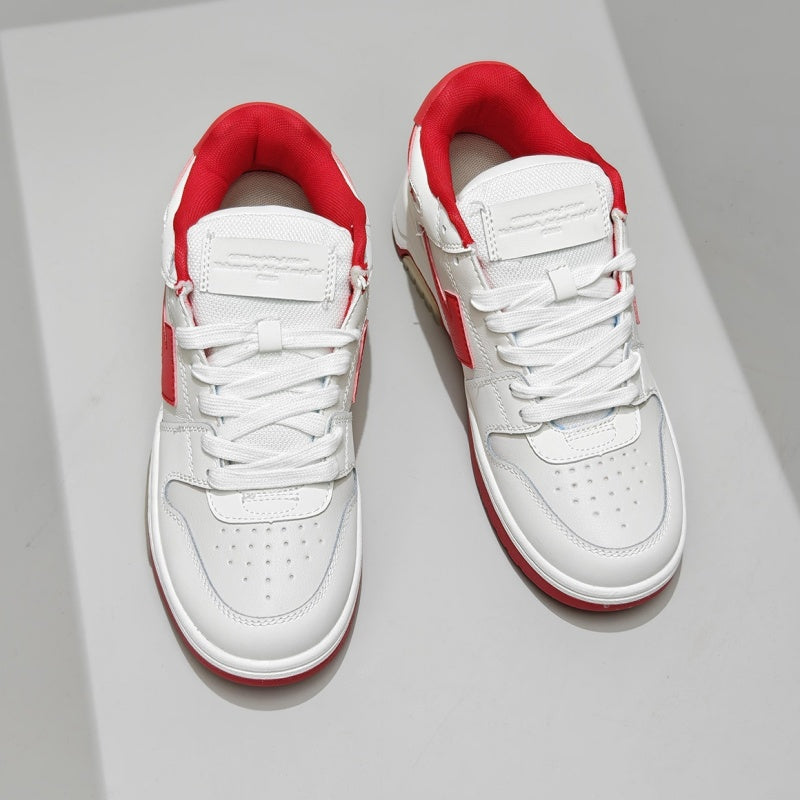 Off-White™ "Out Of Office" OOO Sneaker  White / Red