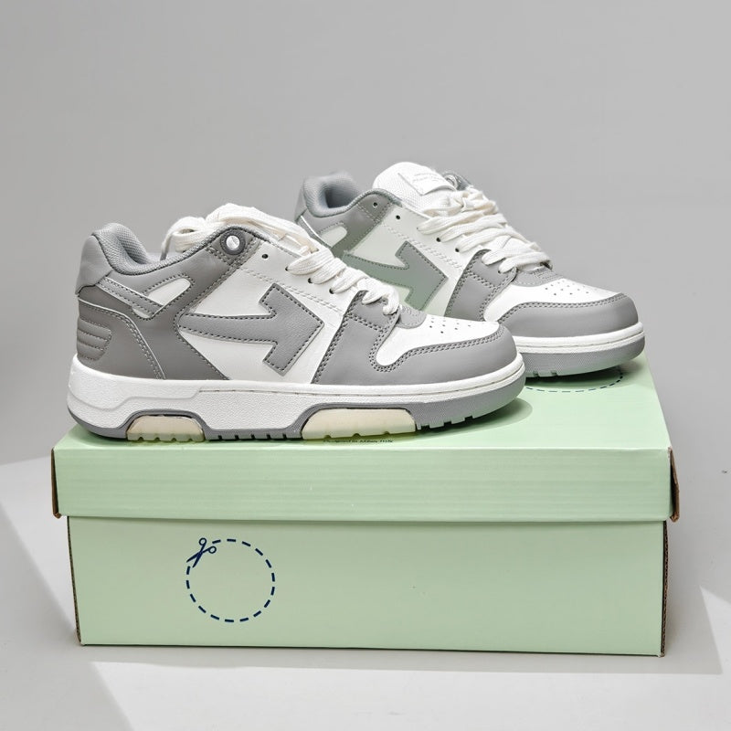 Off-White™ "Out Of Office" OOO Sneaker   White/Grey