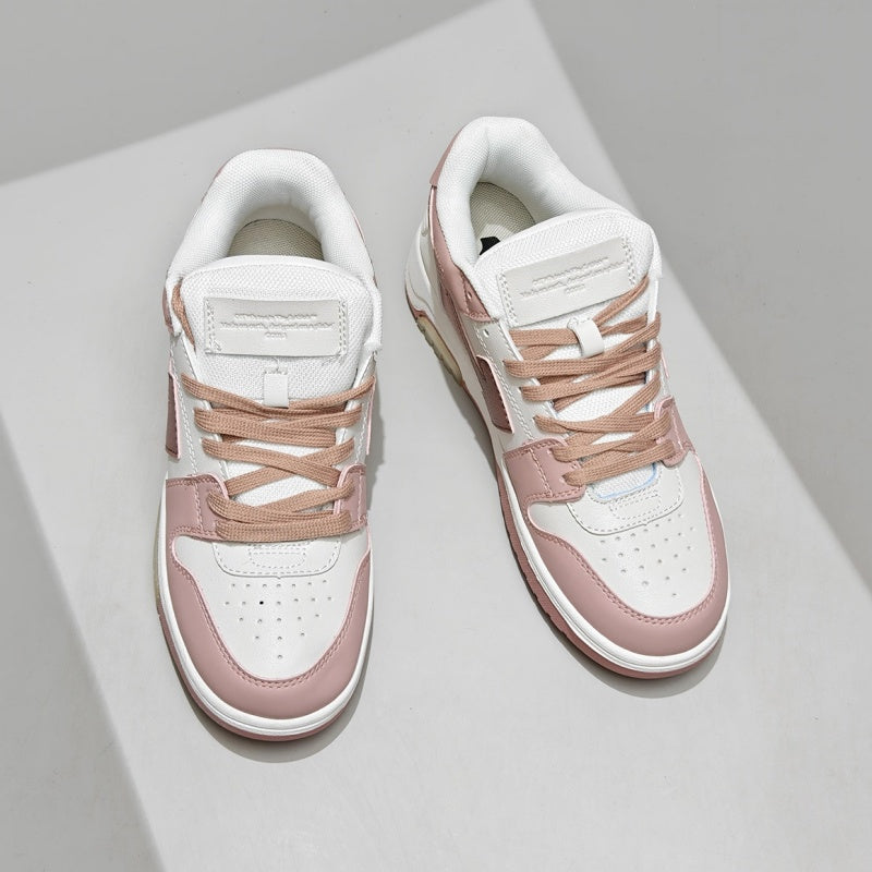 Off-White™ "Out Of Office" OOO Sneaker   White/Pink