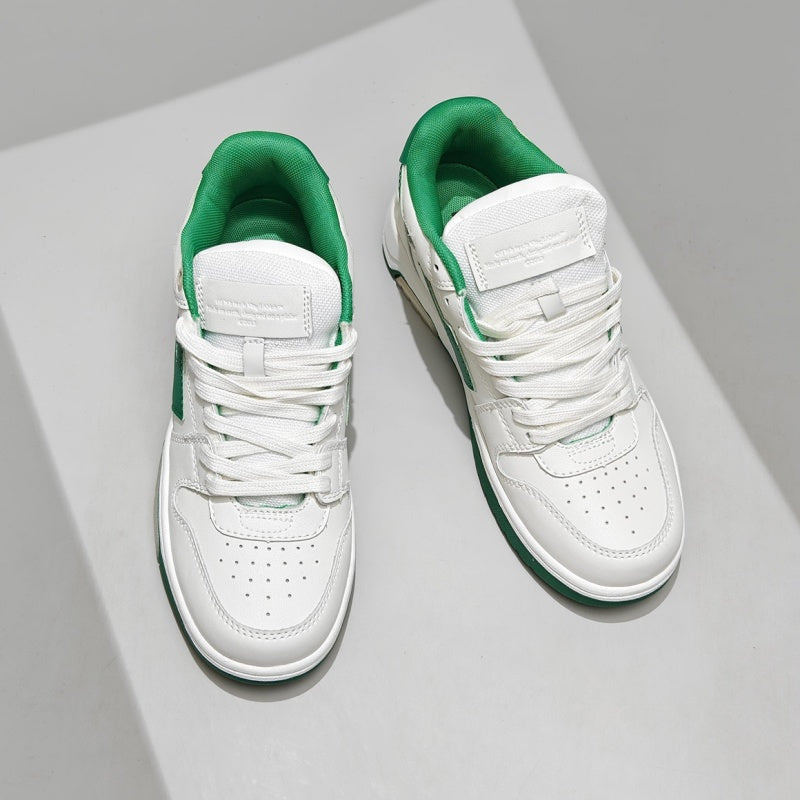 Off-White™ "Out Of Office" OOO Sneaker   White/Green
