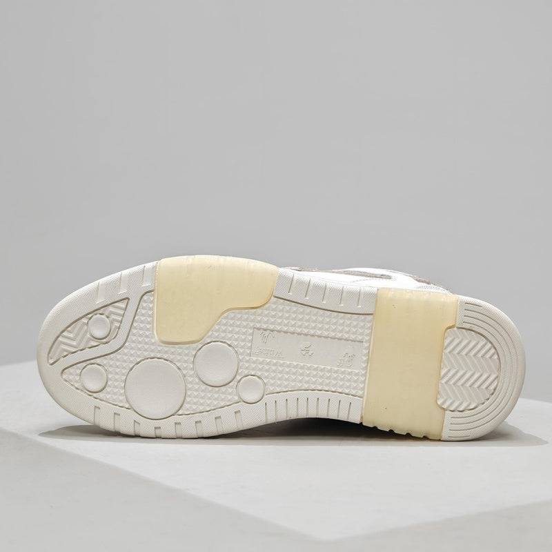 Off-White™ "Out Of Office" OOO Sneaker   White / Khaki
