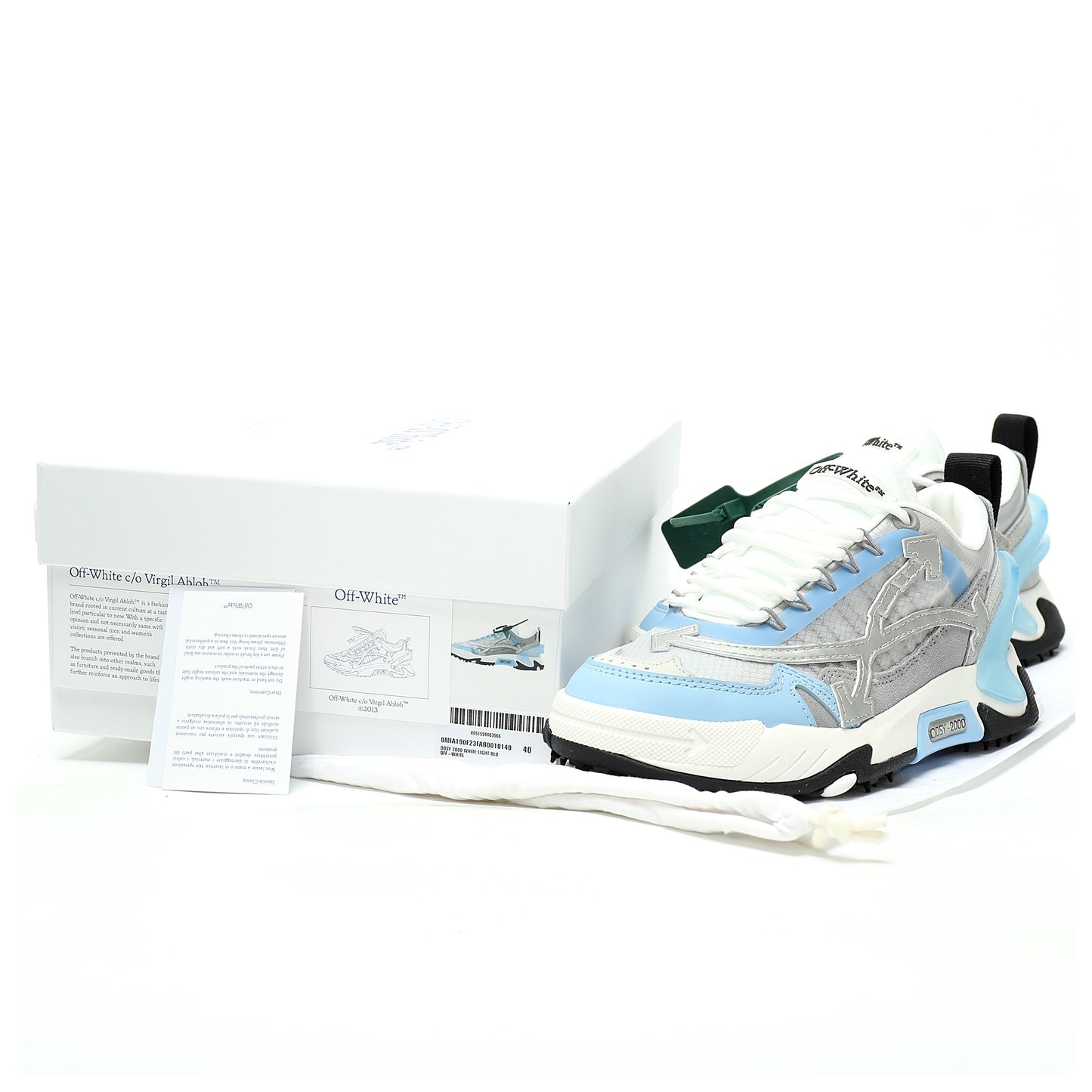 Off-White™ ODSY-2000 "Chunky Arrow" Sneaker   Blue/Grey