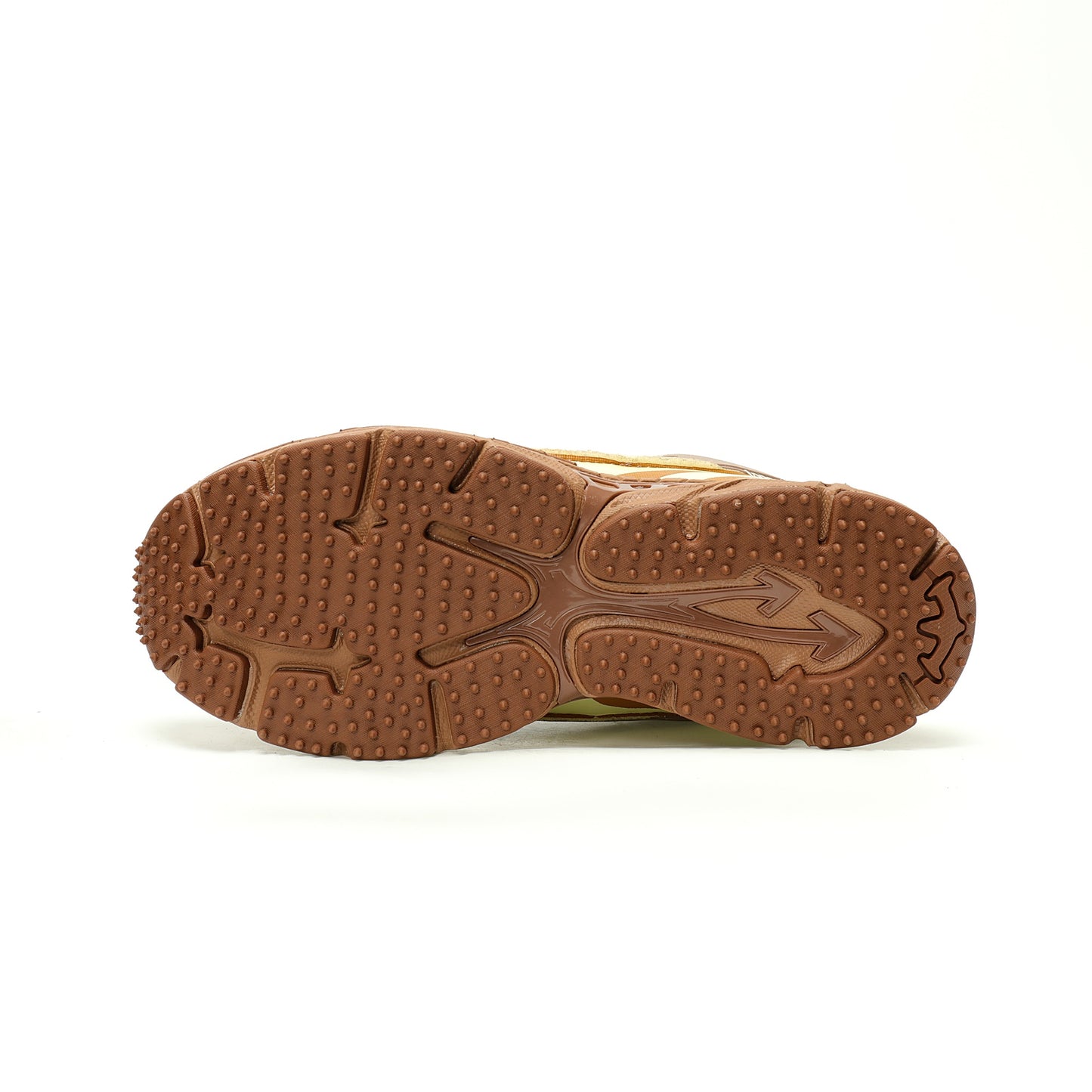 Off-White™ "Be Right Back" Sneaker — BRB   Brown/Yellow
