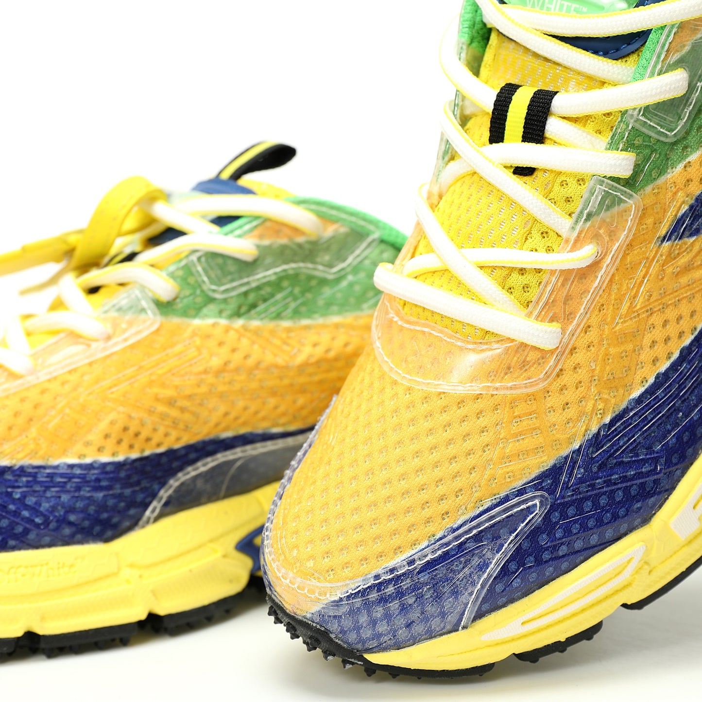 Off-White™ "Be Right Back" Sneaker — BRB   Yellow / Blue / Green
