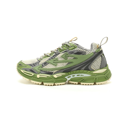 Off-White™ "Be Right Back" Sneaker — BRB   Green/Grey