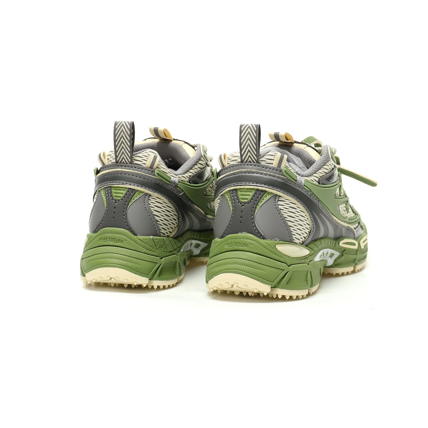 Off-White™ "Be Right Back" Sneaker — BRB   Green/Grey