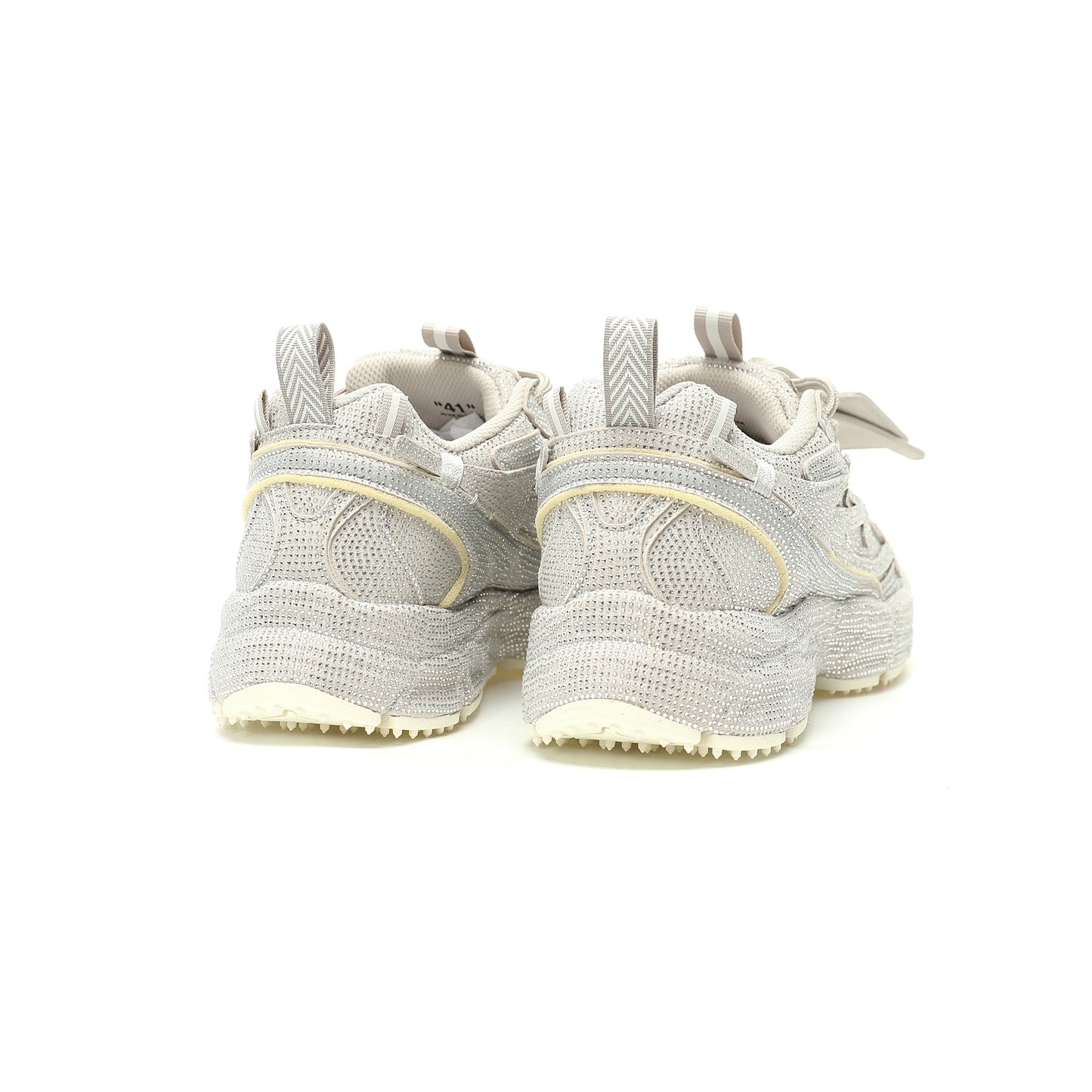 Off-White™ "Be Right Back" Sneaker — BRB  White / Swarovski crystals