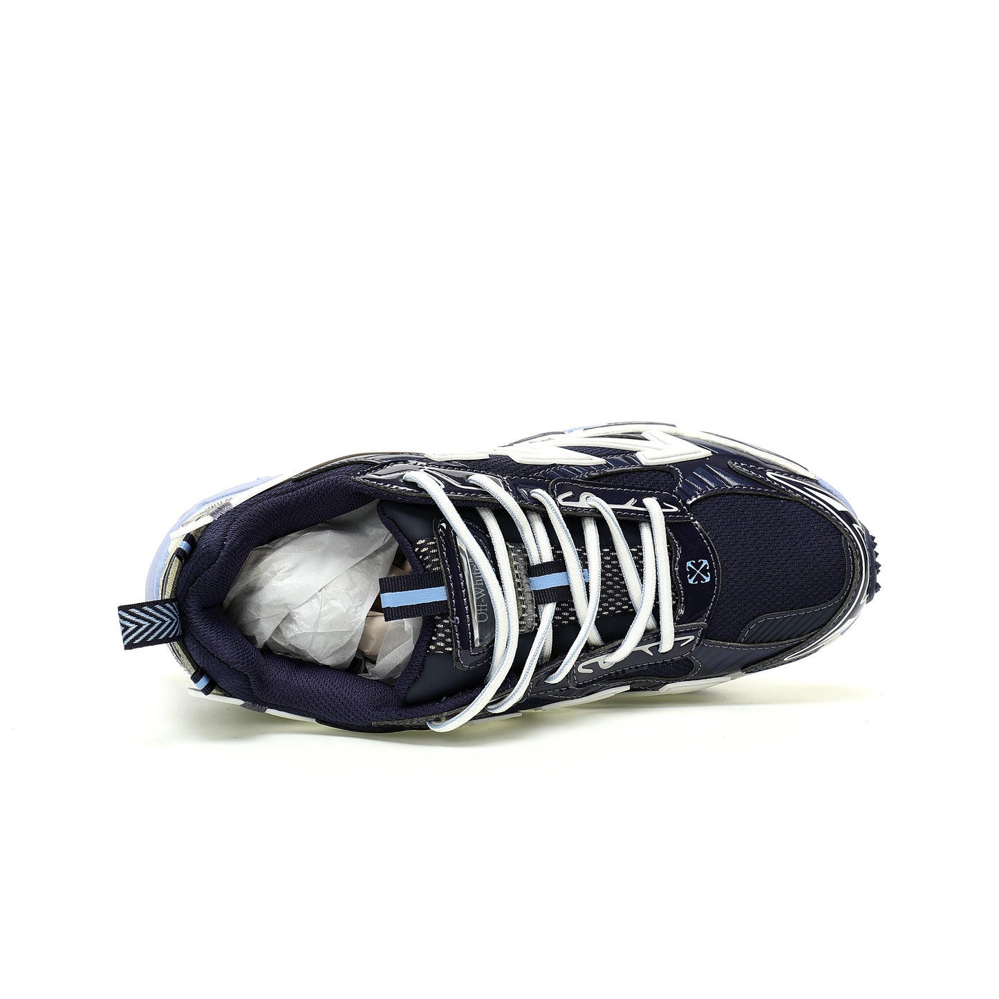 Off-White™ "Be Right Back" Sneaker — BRB   Dark blue