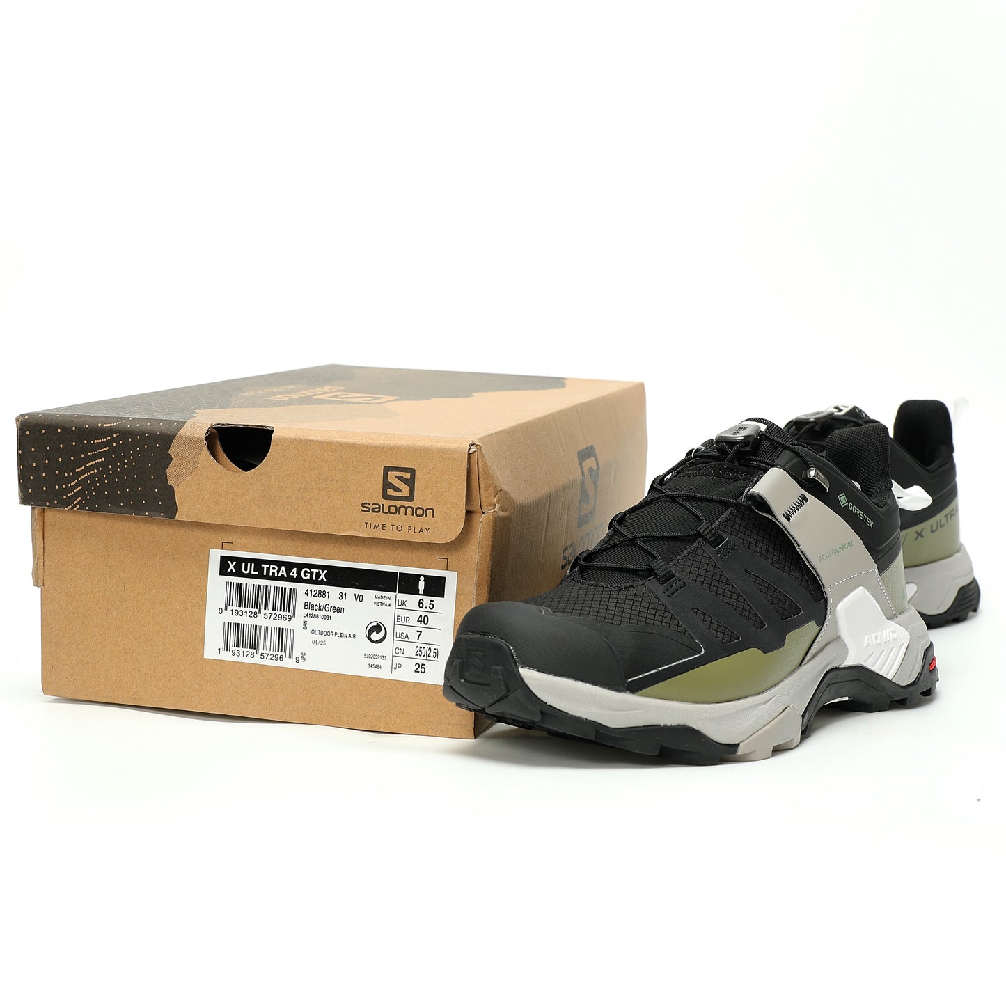 Salomon X Ultra 4 GTX Waterproof Hiking Sneaker
